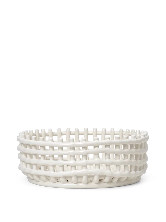 Ceramic basket Centrepiece