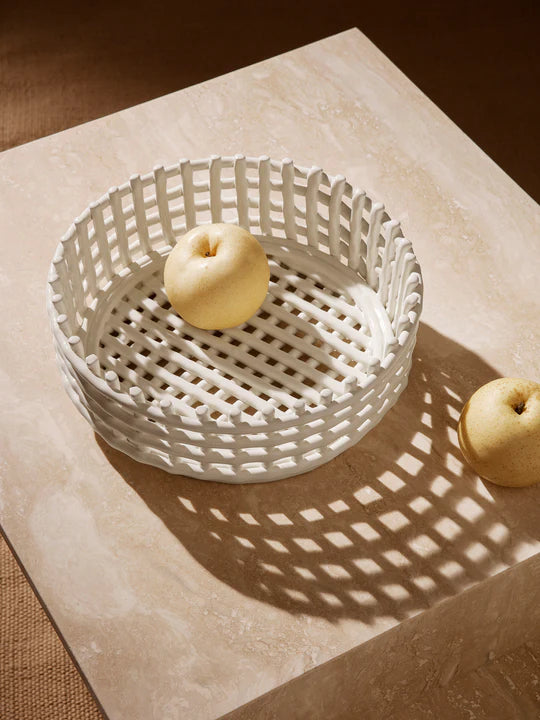 Ceramic basket Centrepiece