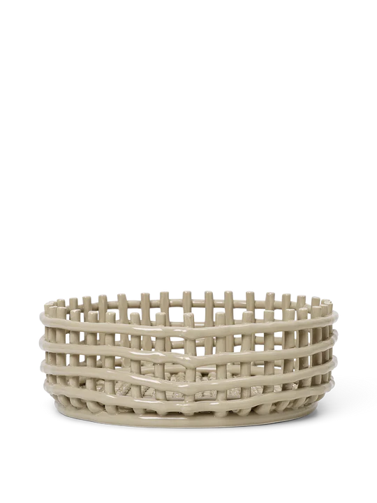Ceramic basket Centrepiece