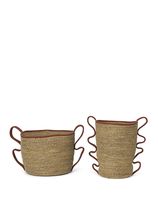 Verso Baskets - Set of 2 - Brick