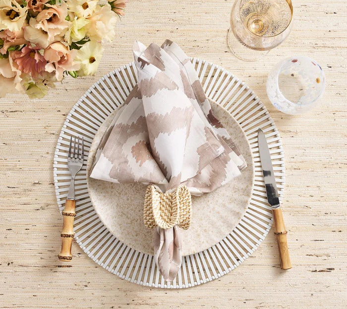 Ruffle Napkin Ring in Natural
