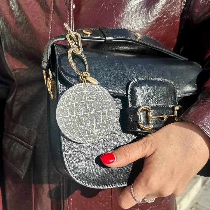 Disco Ball Bag Charm + Keychain