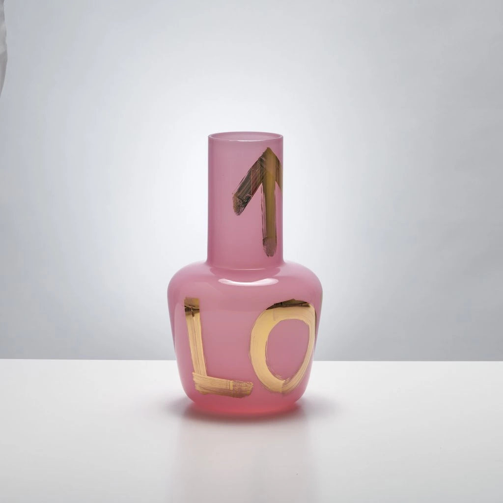 Baby Vase Golden Touch - Pink