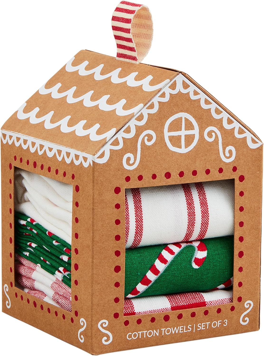 MINT XMAS HOUSE TOWEL SET
