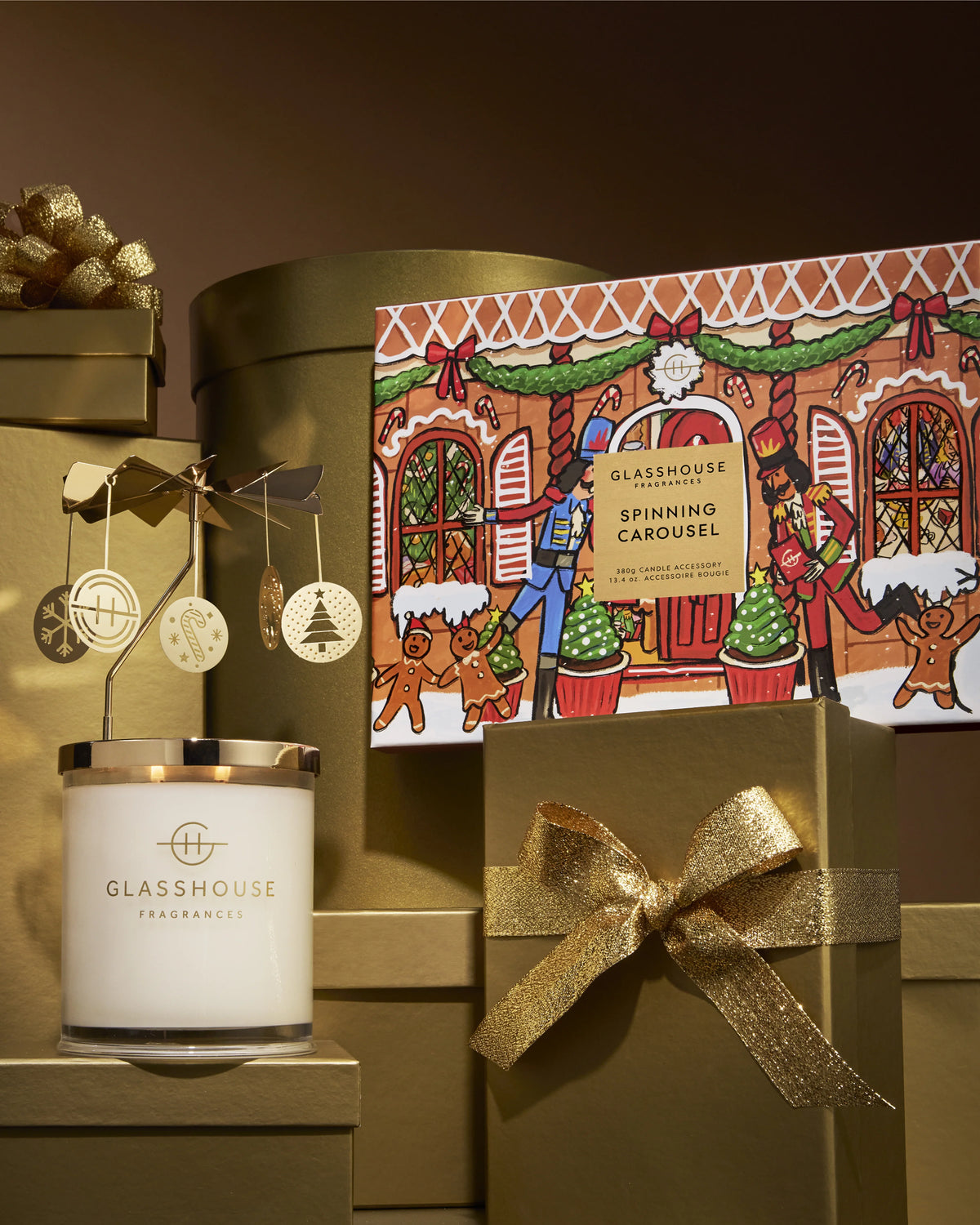 Spinning Carousel Accessory Christmas