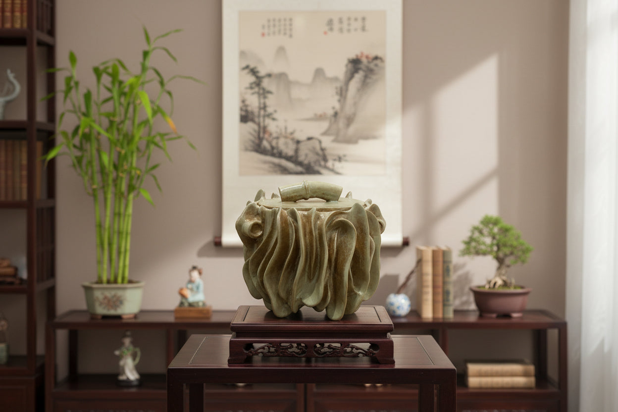 Green Bambou ice bucket