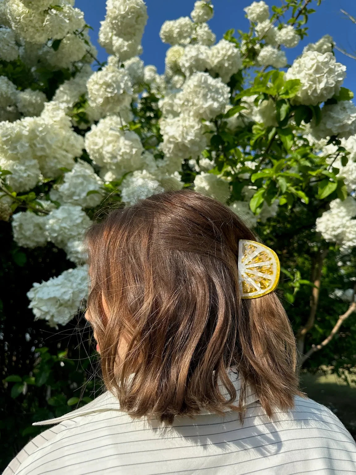 Citrus Slice Claw Hair Clip Lemon