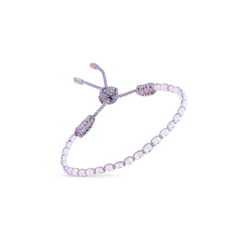 Anar Bracelet (Rose Gold Parma Silver Blue)