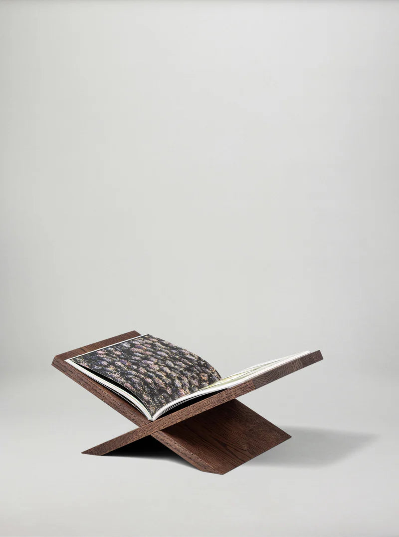 Rest Book Stand Smoked Oak