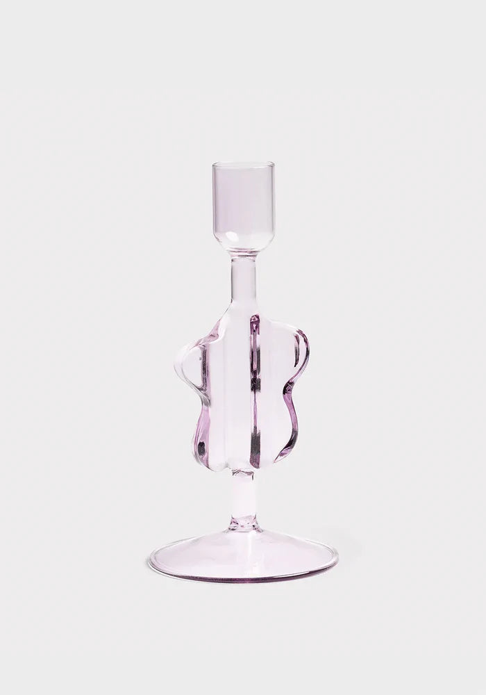 Candle holder puddle lilac