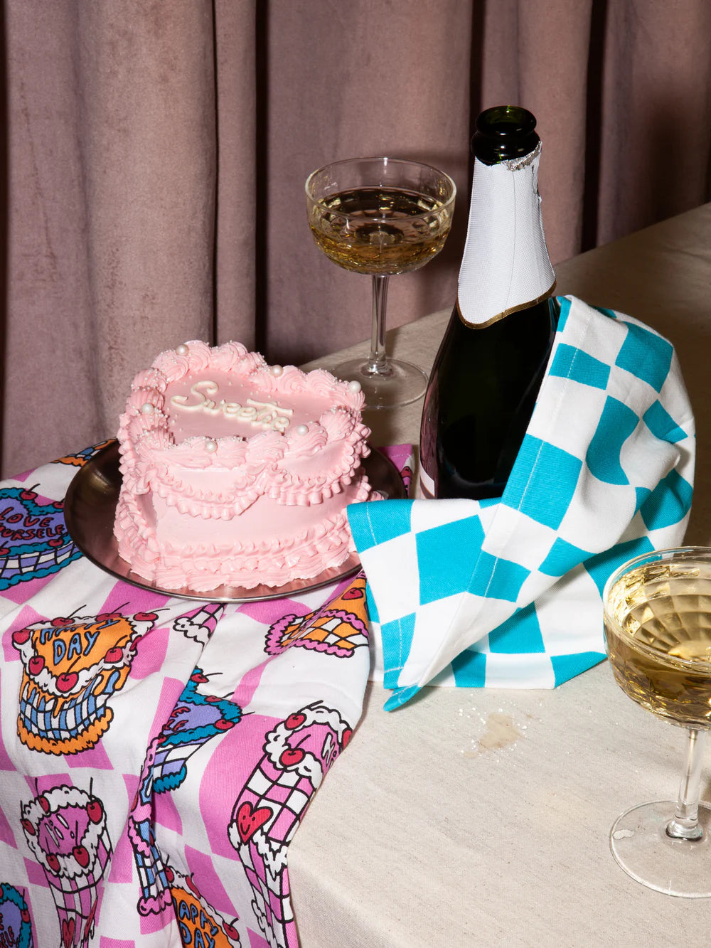 Set De 2 Paños De Tea Towels Sweetie