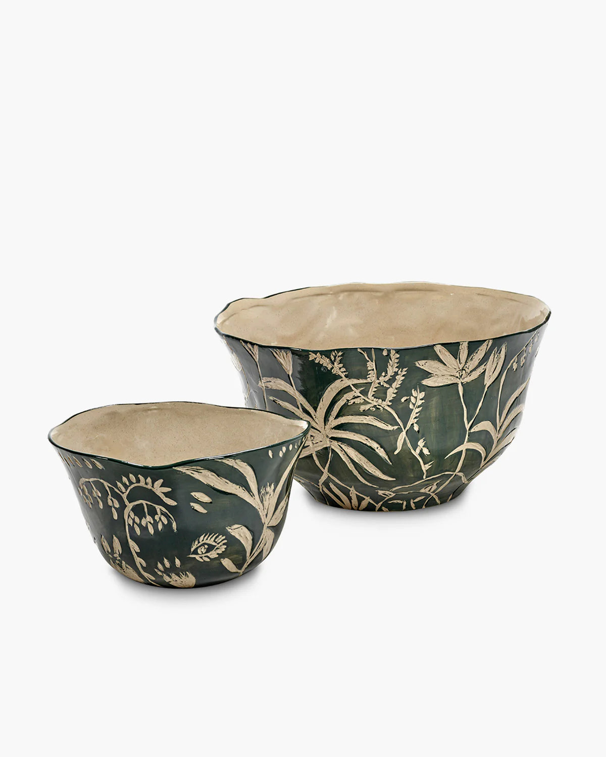 Flower Pot 10 Green Beige