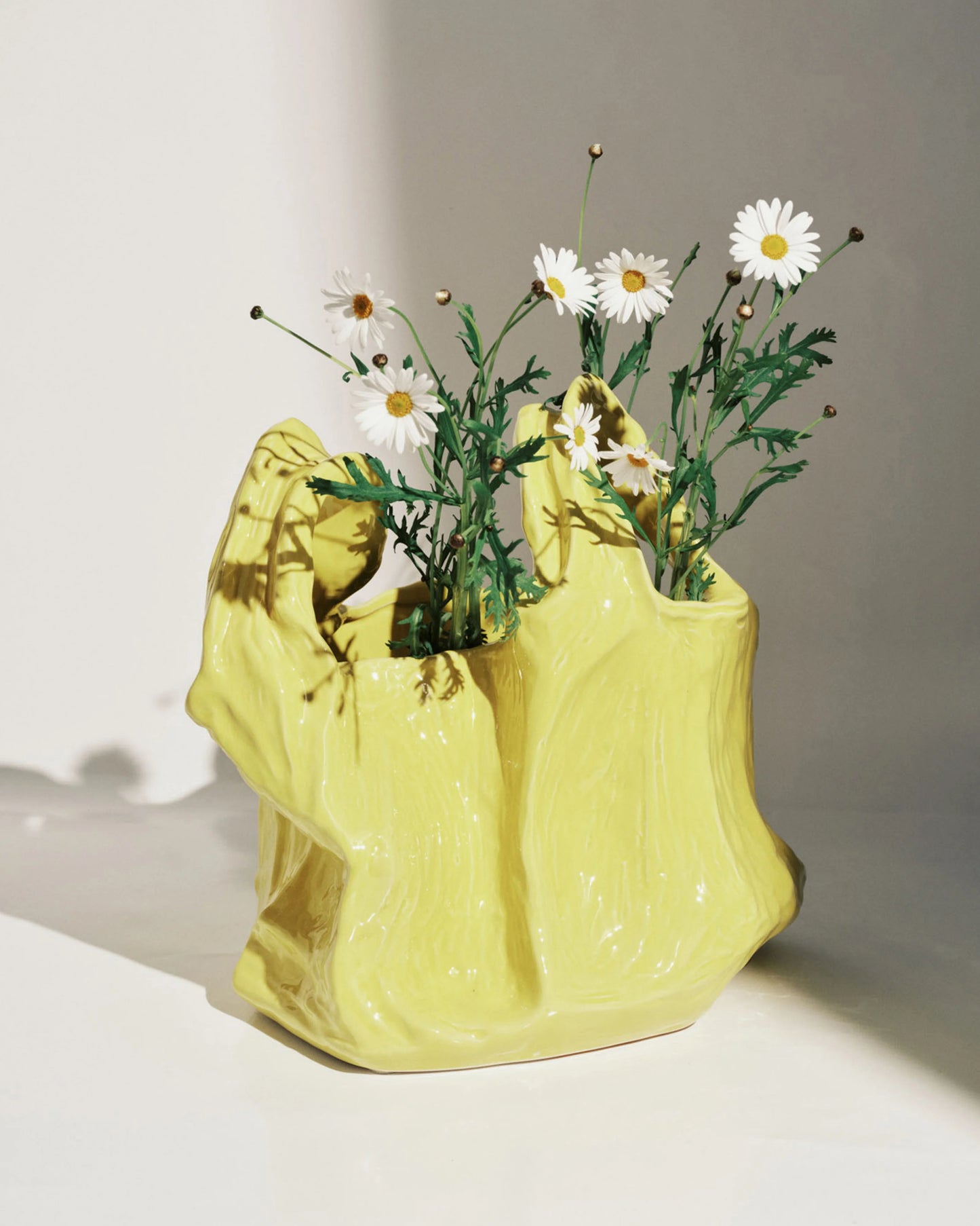 Vase S Yellow Gala