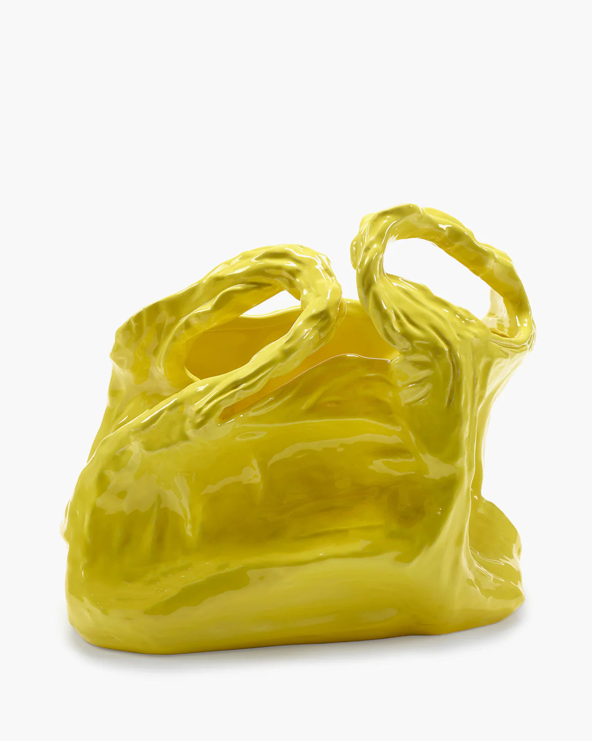 Vase L Yellow Gala