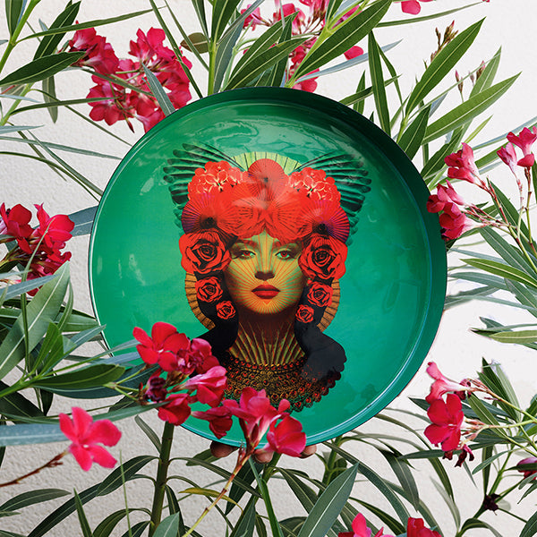 Metal Round Tray