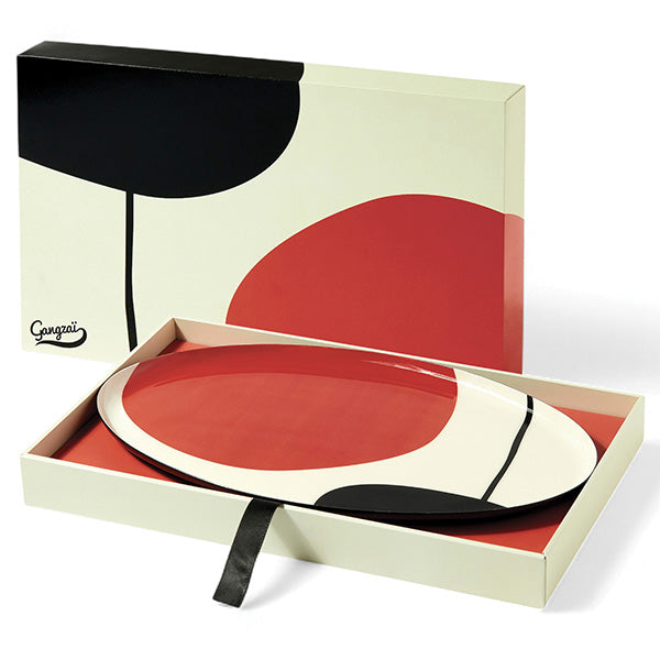 Zen oval tray