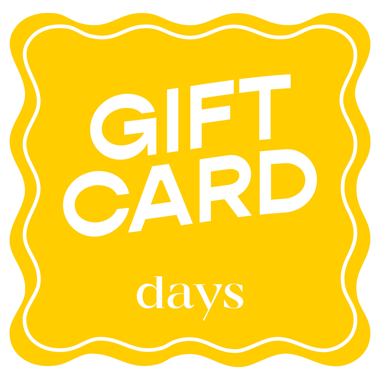 Days Wonder Store Gift Card