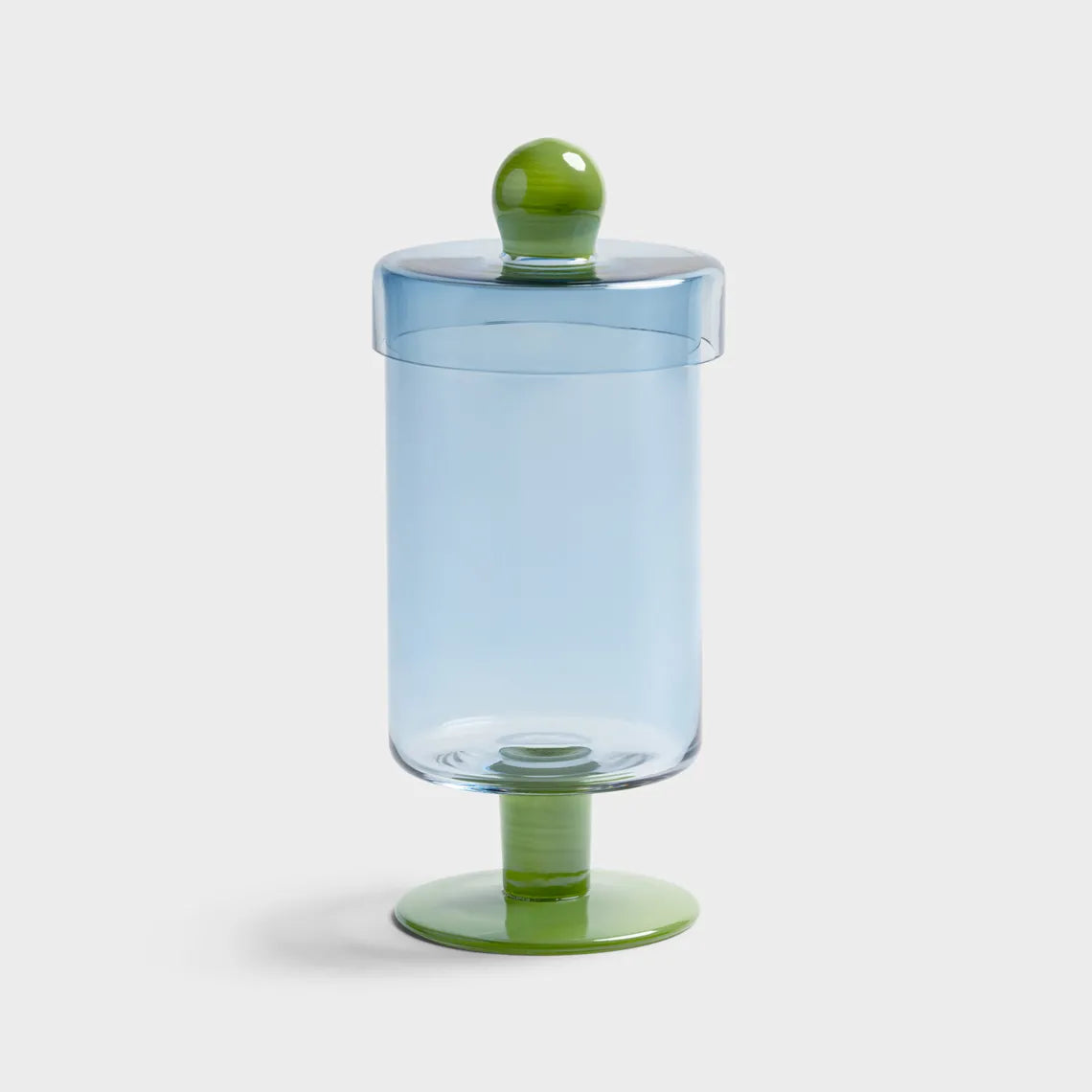 Jar duo tall blue
