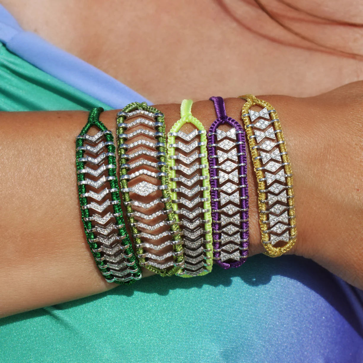 Bracelet Buzios Violet