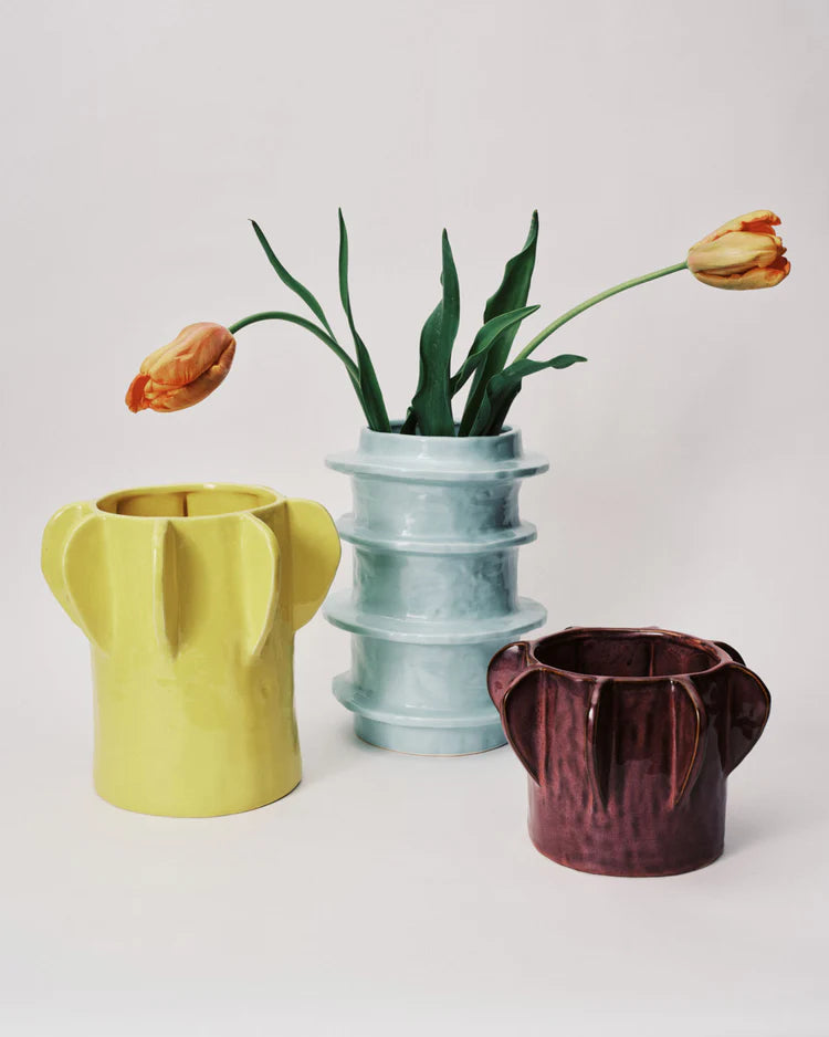 Flower Pot 03 S Light Blue Molly