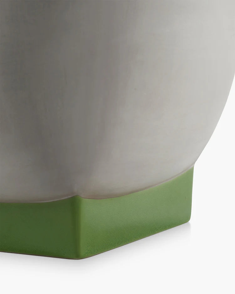 Flower Pot 04 Grey/Green