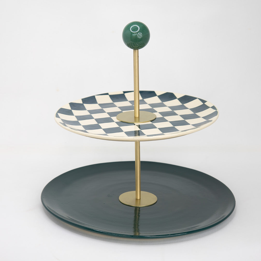 Prato Petit Four Ceramica