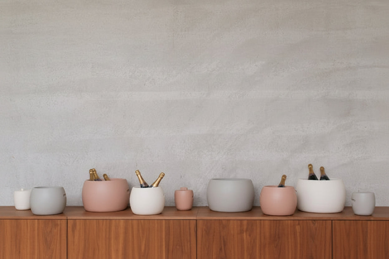 Bubble Wine Bucket Soft Pink