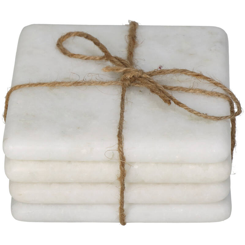 Coaster Square White ,Set of 4