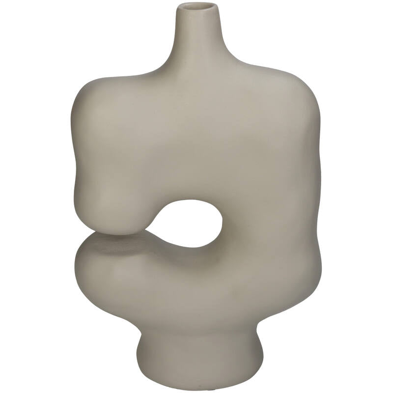 Vase Irregular Ivory tall