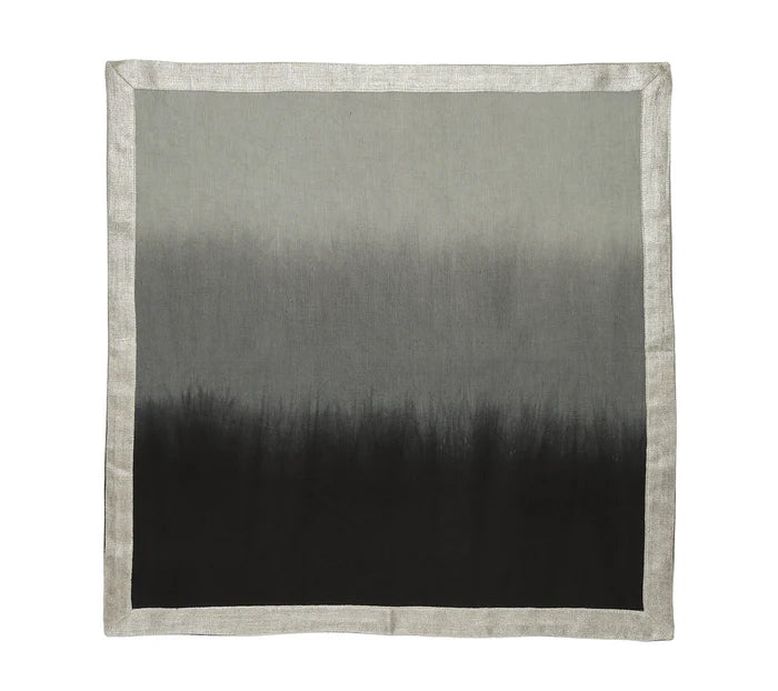 Napkin Dip Dye Black/Grey