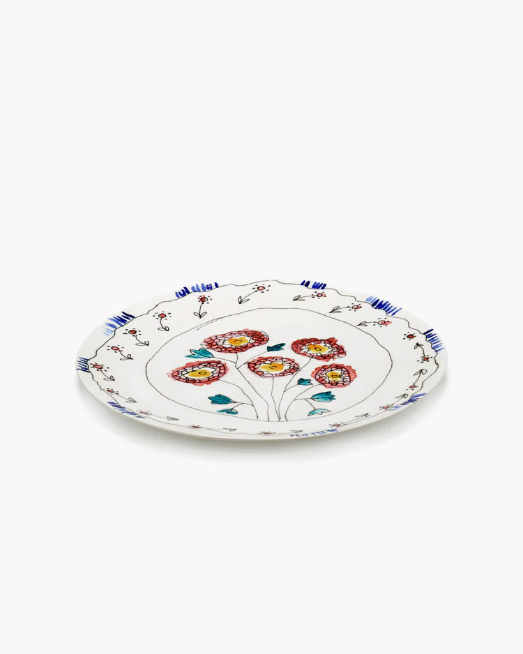 SERVING PLATE L ANEMONE