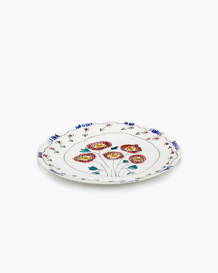 SERVING PLATE S ANEMONE