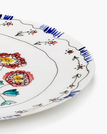 SERVING PLATE S ANEMONE