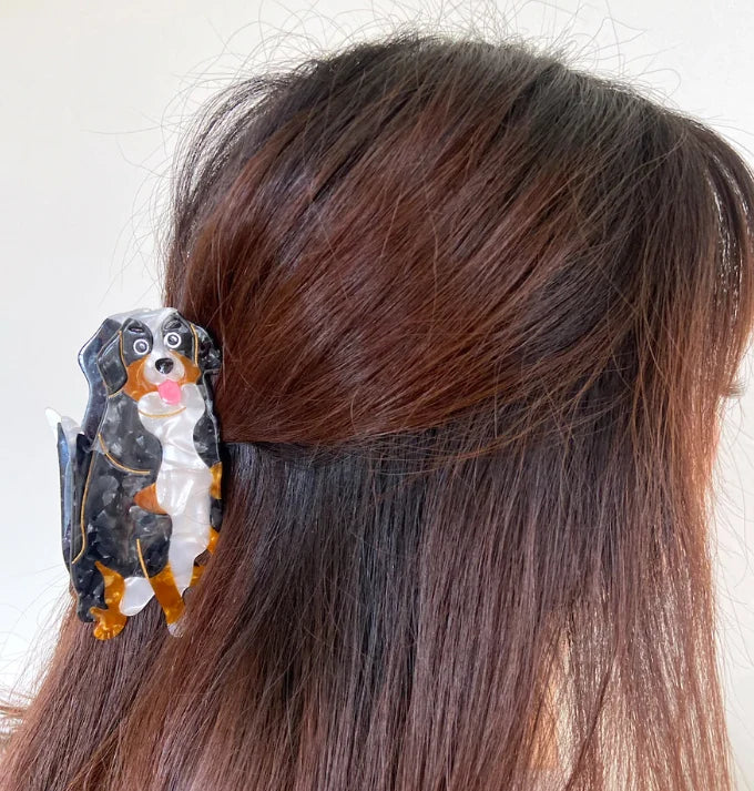 Bernese Mountain Dog Breed Claw Hair Clip