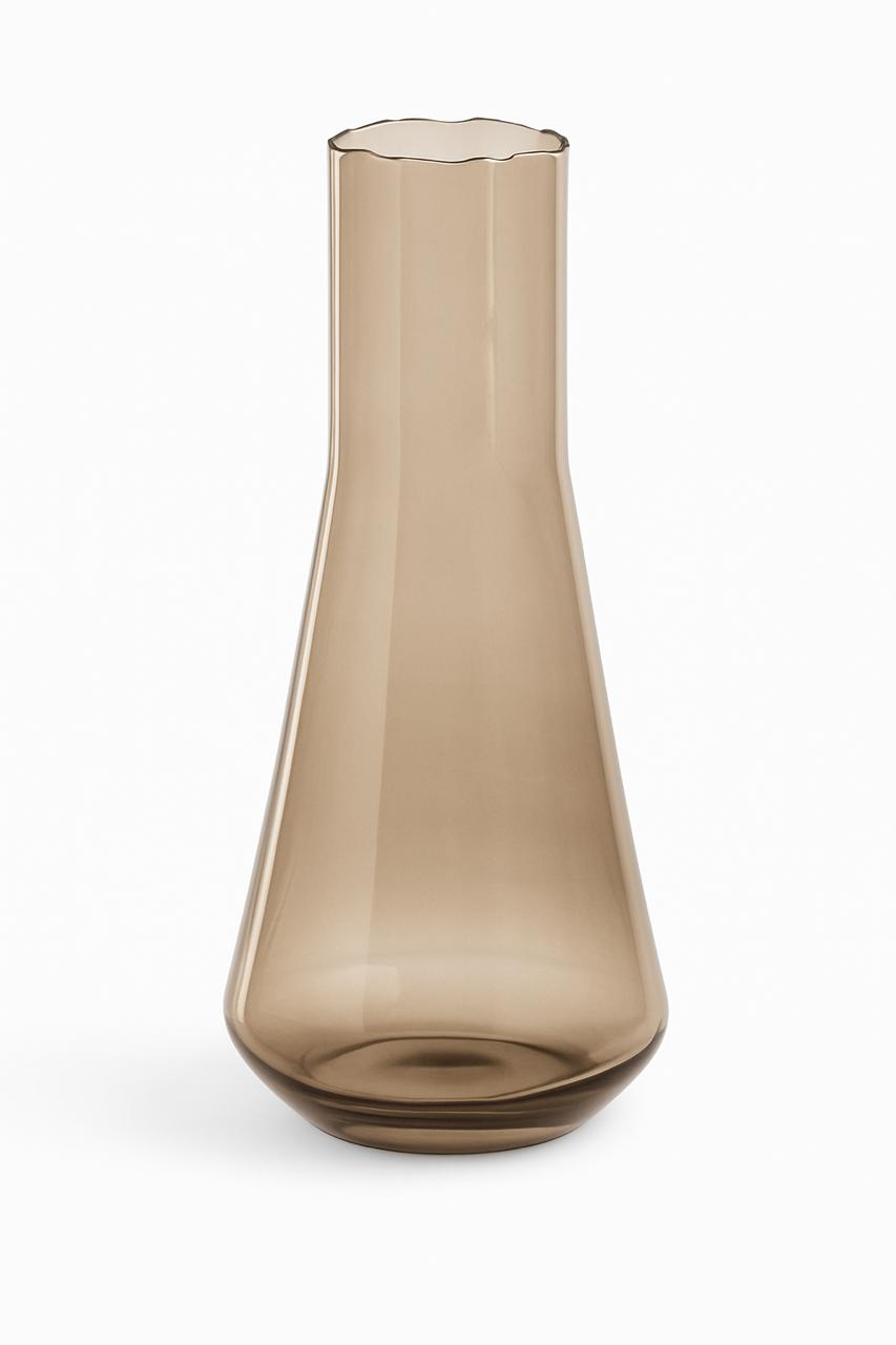 Vase Stella Large Topaz Glass