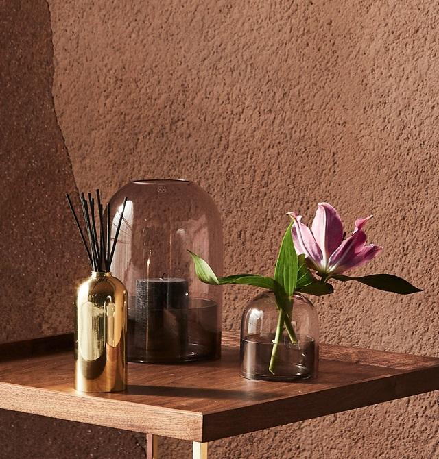 Tota Lantern For Tealight Amber/Black