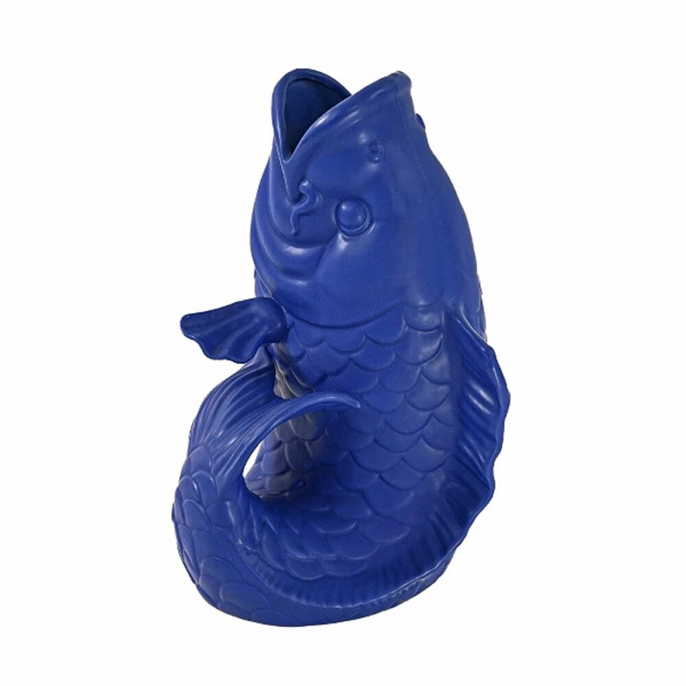 Sculpture/Vase Blubb, Mat Blue