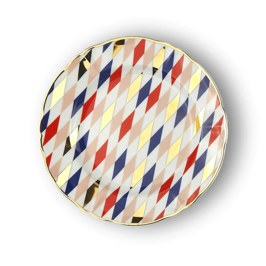 DESSERT PLATE QUADRI