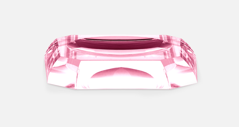 KR STS KRISTALL Soap dish - Pink