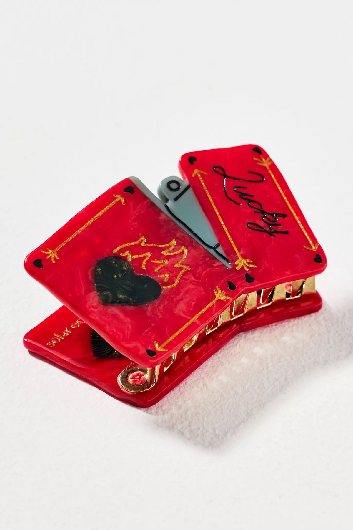 Lucky Lighter Hair Claw Clip