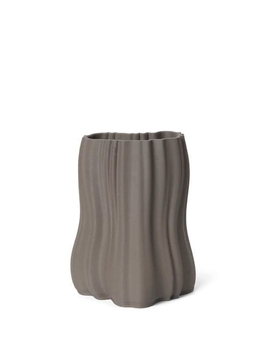 Moire Vase - H20 - Anthracite