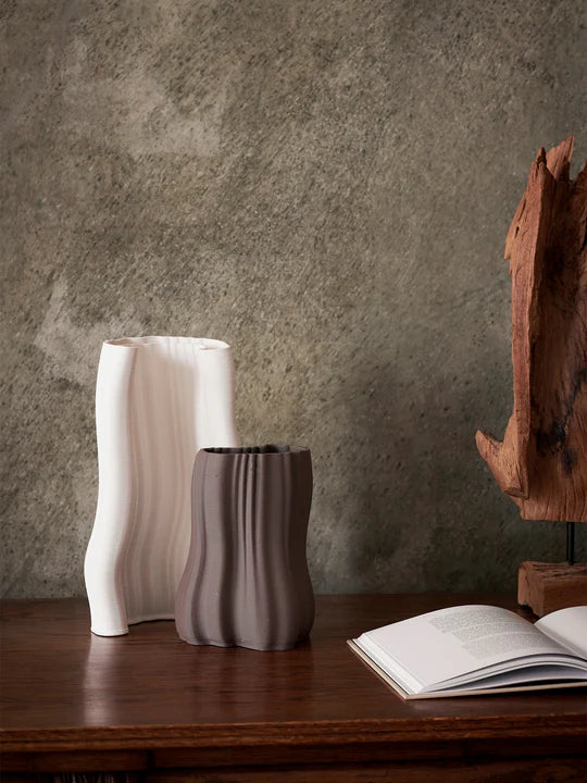 Moire Vase - H20 - Anthracite