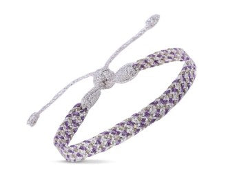 Ania n°2 Bracelet (Silver Ash Lavender)
