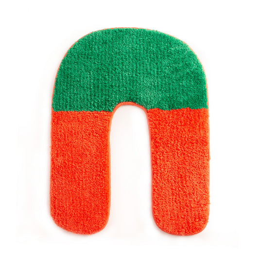 Alfombra  Baño U Naranja