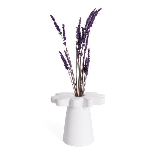 Florero S2 Margarita Blanco