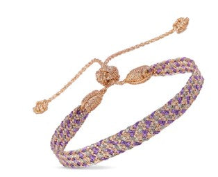 Ania n°2 Bracelet (Peach Purple