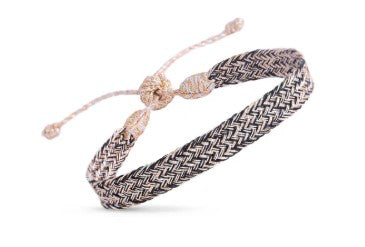 Ania n°1 Bracelet (Gold & Silver Ebony)