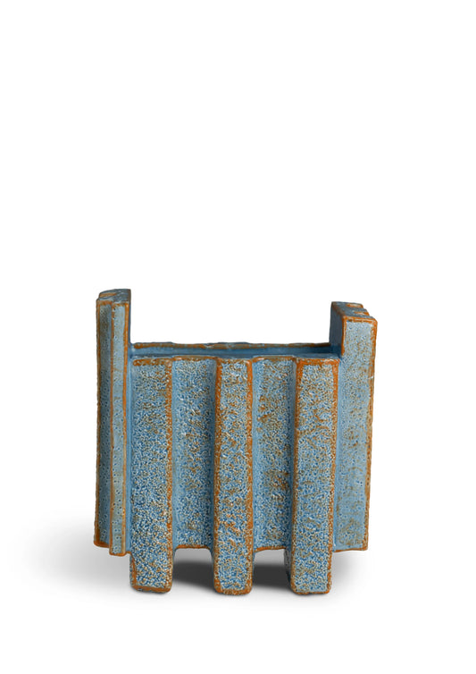 Vaso Celeste/Arancio Urquiola