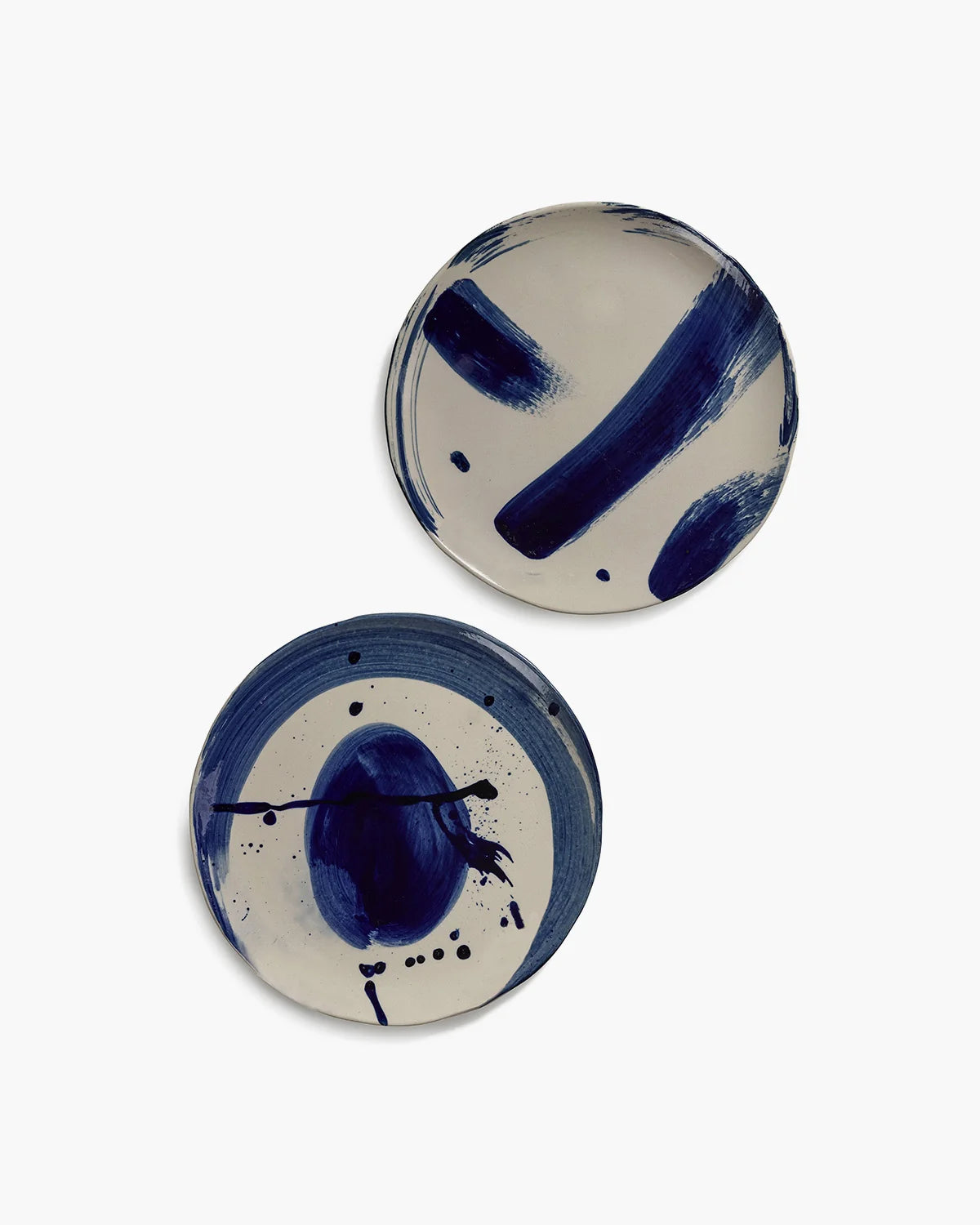 Dinner Plate Ass/2 Beige Blue Sophia