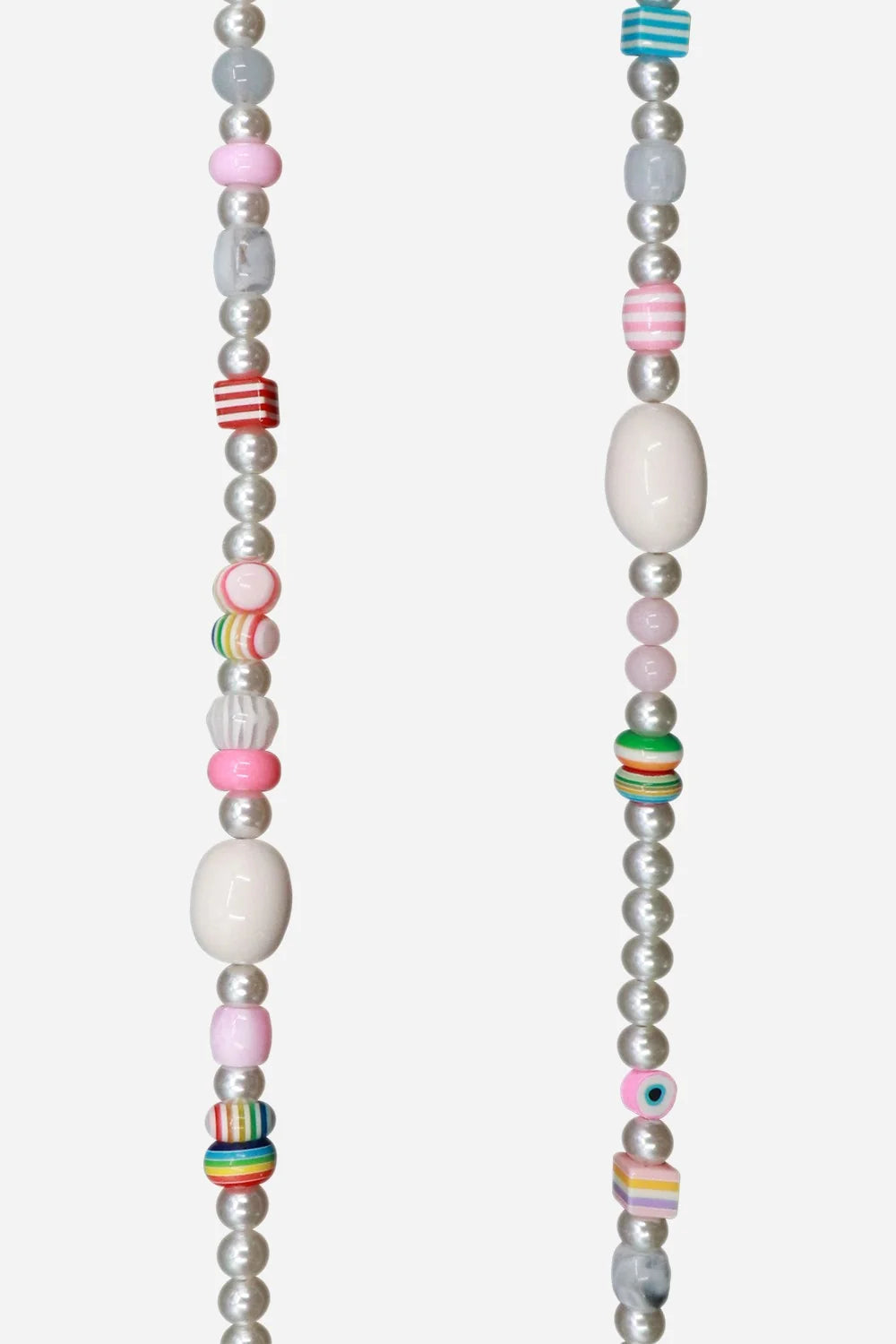 Blanche Perles Phone Strap